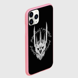 Чехол для iPhone 11 Pro Max матовый Саурон и руны кольца Властелин колец - фото 2