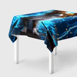 Скатерть 3D Папильон и молния