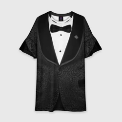 Детское платье 3D Пиджак черный с бабочкой