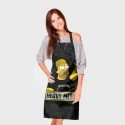 Фартук 3D Heavy metal Гомер симпсон - фото 2