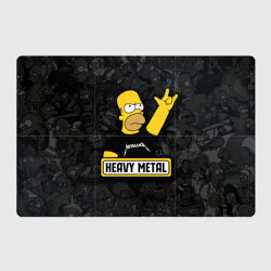 Магнитный плакат 3Х2 Heavy metal Гомер симпсон