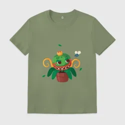 Мужская футболка хлопок Королевский цветок