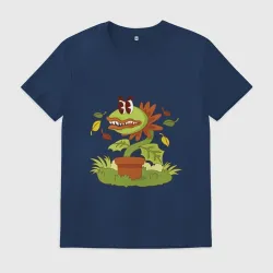 Мужская футболка хлопок Хищный цветок