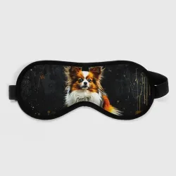 Маска для сна 3D Папильон на черном