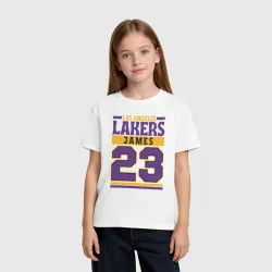 Детская футболка хлопок Lakers - James 23 - фото 2