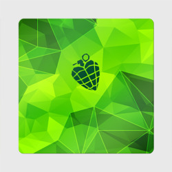 Магнит виниловый Квадрат Green Day green poly