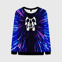Мужской свитшот 3D Deftones neon energy