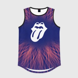 Мужская спортивная майка 3D Rolling Stones red energy