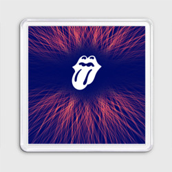 Магнит 55*55 Rolling Stones red energy