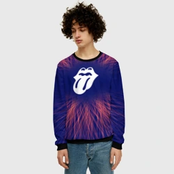 Мужской свитшот 3D Rolling Stones red energy - фото 2