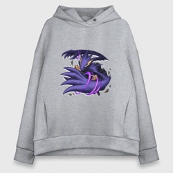 Женское худи Oversize хлопок Моя геройская академия Фумикаге Токоями