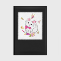 Ежедневник Котёнок с бантиком и бабочками