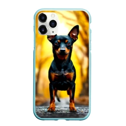 Чехол для iPhone 11 Pro Max матовый Пинчер 