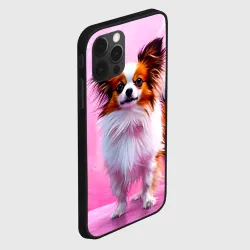 Чехол для iPhone 12 Pro Папильон на розовом - фото 2