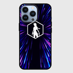 Чехол для iPhone 13 Pro Tomb Raider neon energy