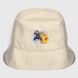 Женская панама хлопок Моя геройская академия Шото Тодороки лед и пламя