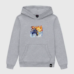 Женская толстовка хлопок Моя геройская академия Шото студент