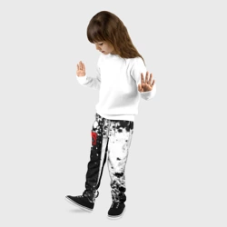 Детские брюки 3D Дота 2 - белые брызги - фото 2