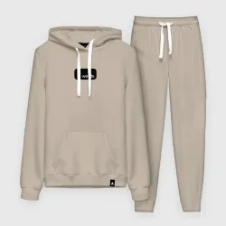 Женский костюм с толстовкой хлопок Mask girl