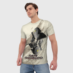 Мужская футболка 3D Таро Сакамото - фото 2