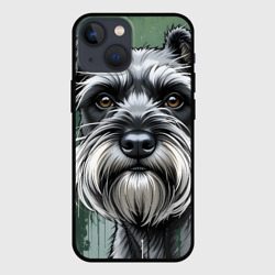 Чехол для iPhone 13 mini Любимый цвергшнауцер
