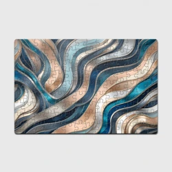 Головоломка Пазл магнитный 126 элементов Элегантные линии с перламутр