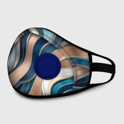 Маска из неопрена Элегантные линии с перламутр