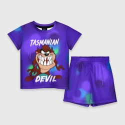 Детский костюм с шортами 3D Тасманский дьявол - Looney Tunes
