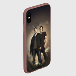 Чехол для iPhone XS Max матовый Братья Винчестеры - Сверхъестественное - фото 2