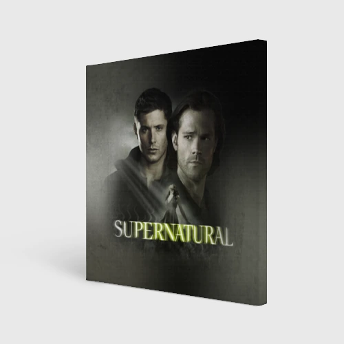 Холст квадратный Supernatural - Братья Винчестеры