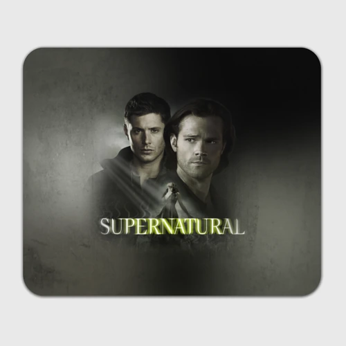 Прямоугольный коврик для мышки Supernatural - Братья Винчестеры
