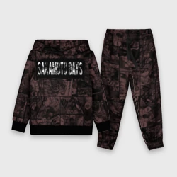 Детский костюм с толстовкой 3D Дни сакамото манга с героями