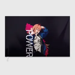 Флаг 3D Chainsaw Man Power