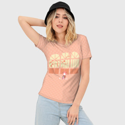 Женская футболка 3D Slim Spy x Family Anya Cute - фото 2