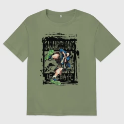 Мужская футболка хлопок Oversize Хейсуки Масимо из Дни сакамото 