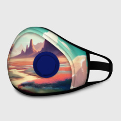 Маска из неопрена Цветочные горы