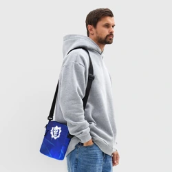 Сумка через плечо 3D Gears of War blue poly - фото 2