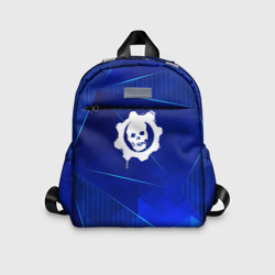 Детский рюкзак 3D Gears of War blue poly