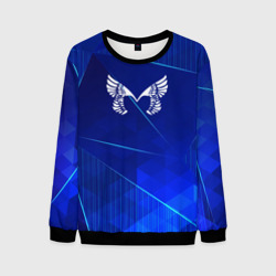 Мужской свитшот 3D Placebo blue poly