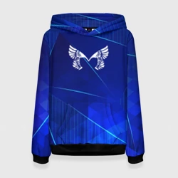 Женская толстовка 3D Placebo blue poly