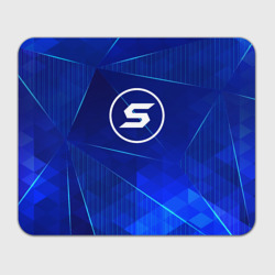Прямоугольный коврик для мышки Skillet blue poly