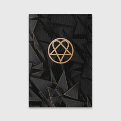 Обложка для паспорта матовая кожа HIM golden poly