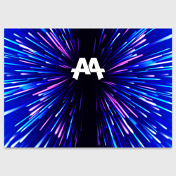 Поздравительная открытка Asking Alexandria neon energy