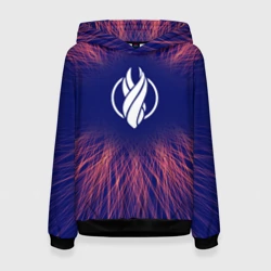 Женская толстовка 3D Dead Space red energy