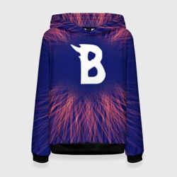 Женская толстовка 3D Beastars red energy