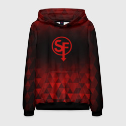Мужская толстовка 3D Sally Face red poly