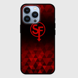 Чехол для iPhone 13 Pro Sally Face red poly