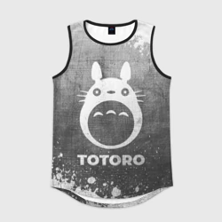 Мужская спортивная майка 3D Totoro - grey gradient