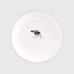 Тарелка Andy Warhol revolver sketch