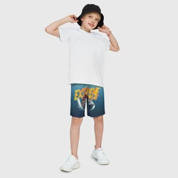 Детские спортивные шорты 3D Экстремальный гидроцикл - фото 2